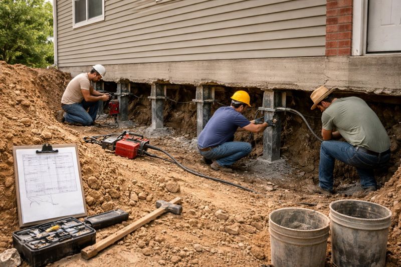 Foundation Repair in Brockton, MA