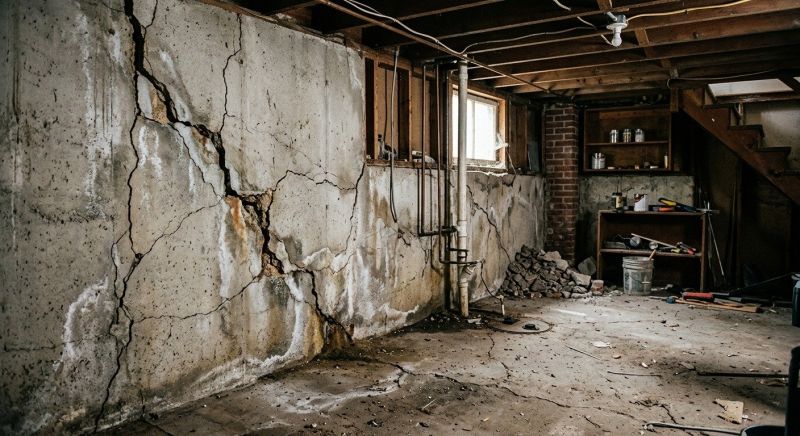 Basement Crack Repair in Brockton, MA