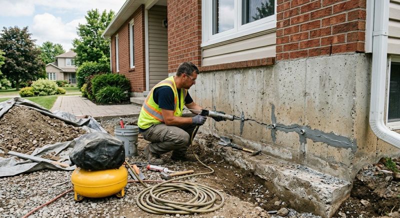 Basement Foundation Repair in Abington, MA