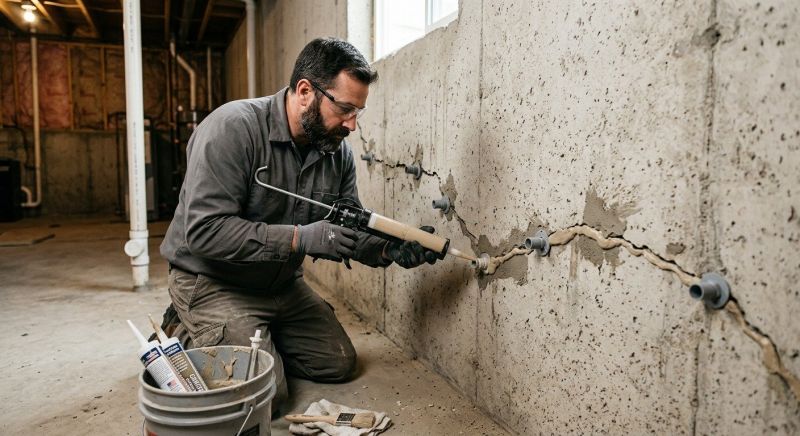 Basement Foundation Repair in Rockland, MA
