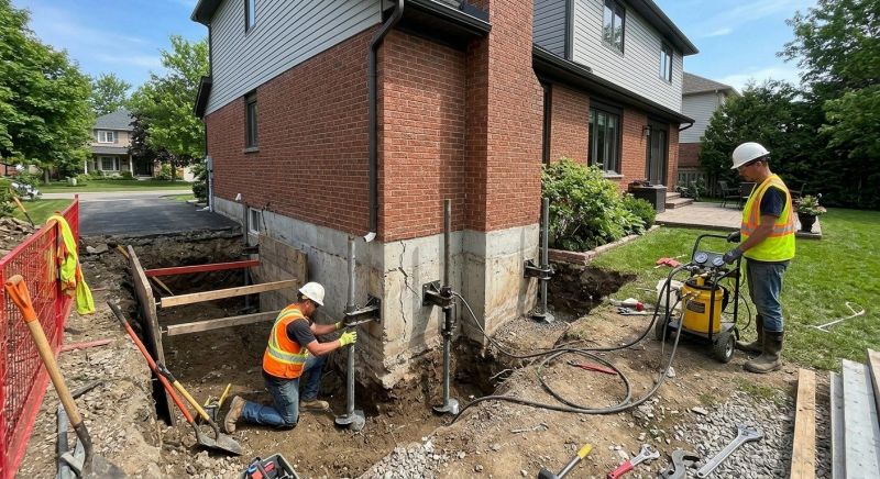 Basement Underpinning in Brockton, MA