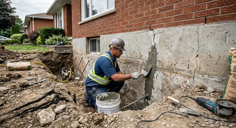 Building Foundation Repair in Canton, MA