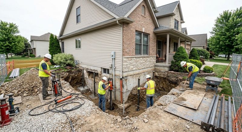 Building Foundation Repair in Foxboro, MA