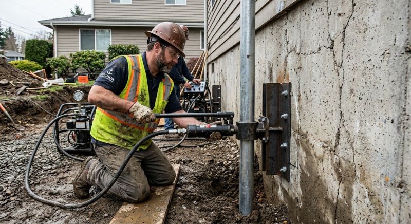 Concrete Foundation Leveling in Brookline, MA