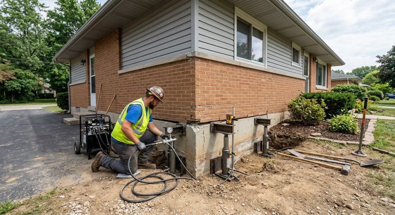 Concrete Foundation Leveling in Foxboro, MA