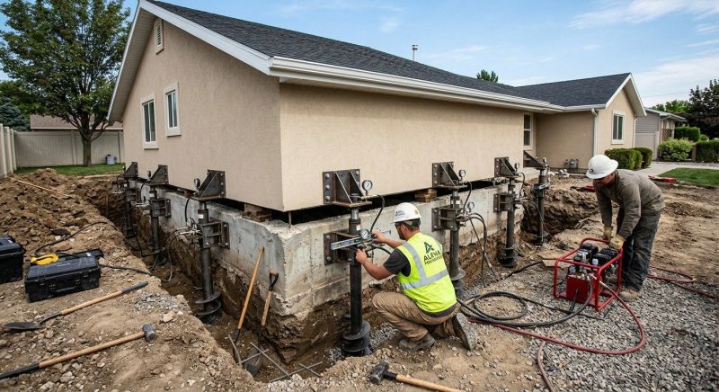 Concrete Foundation Leveling in Needham, MA