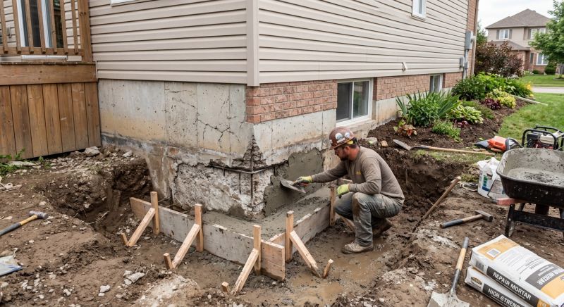 Concrete Foundation Repair in Hanson, MA