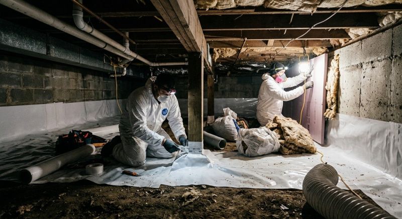 Crawl Space Leveling in Brockton, MA