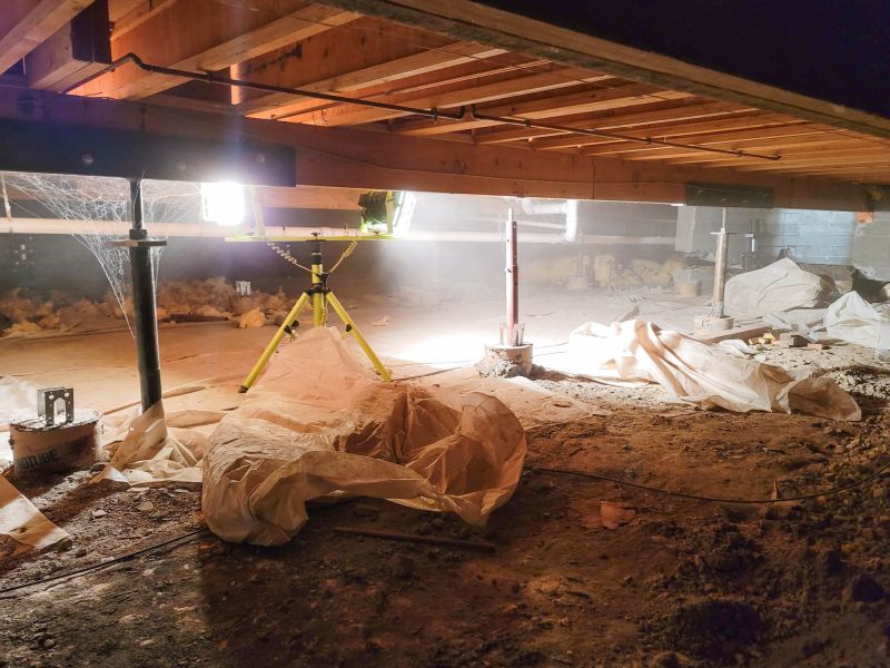 Crawlspace Foundation Repair in Abington, MA