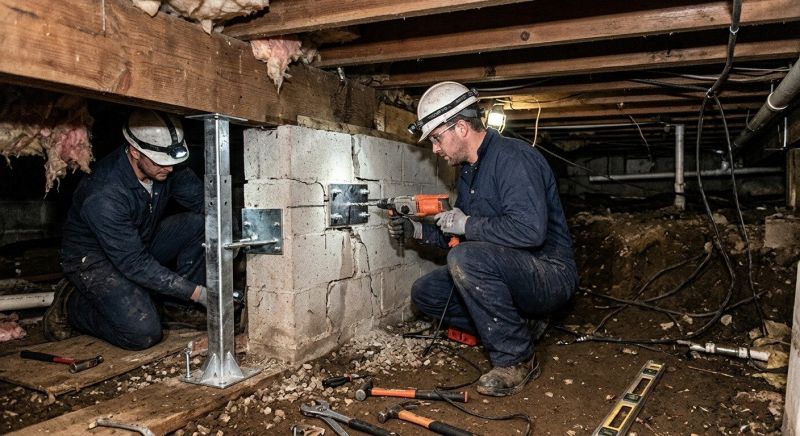 Crawlspace Foundation Repair in Framingham, MA