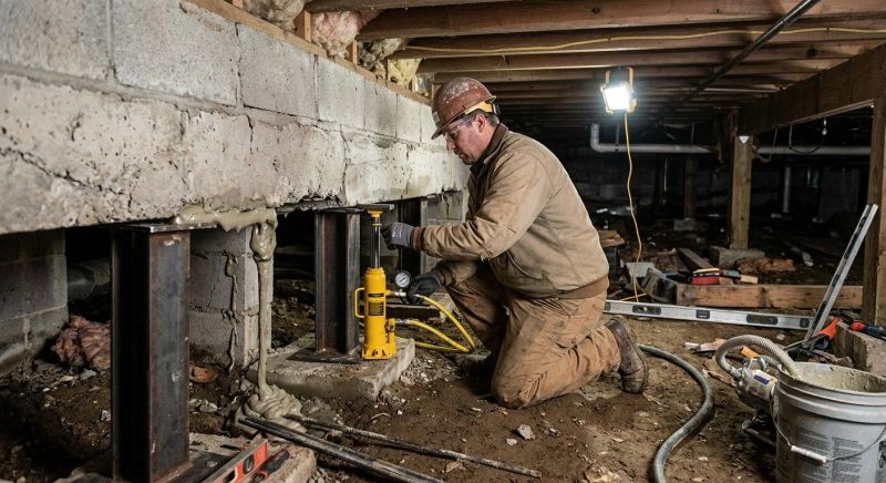 Crawlspace Foundation Repair in Hanson, MA