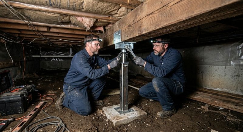Crawlspace Foundation Repair in Hyde Park, MA