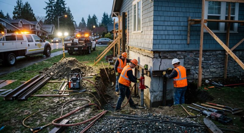 Foundation Damage Repair in Brockton, MA