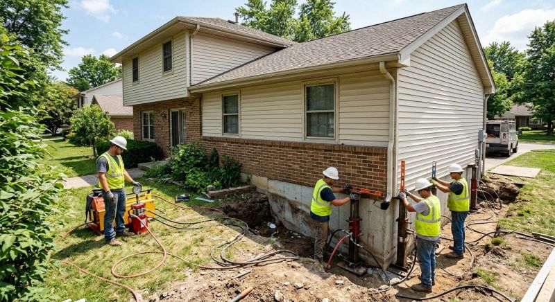 Foundation Jacking in Bellingham, MA