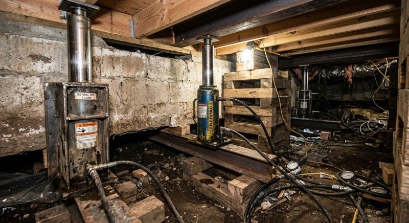 Foundation Jacking in Dighton, MA
