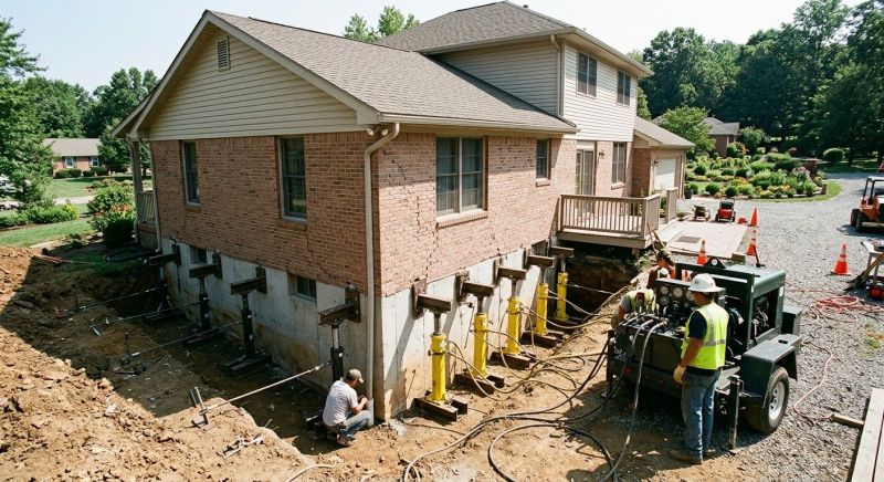 Foundation Jacking in East Walpole, MA
