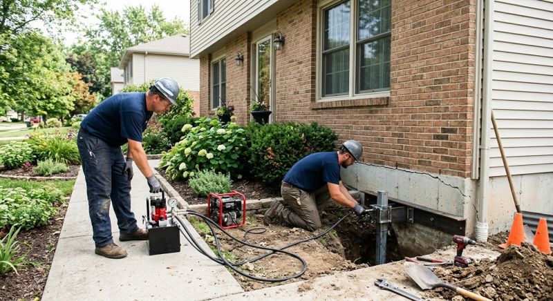 Foundation Jacking in Hanover, MA
