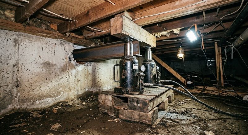 Foundation Jacking in Middleboro, MA