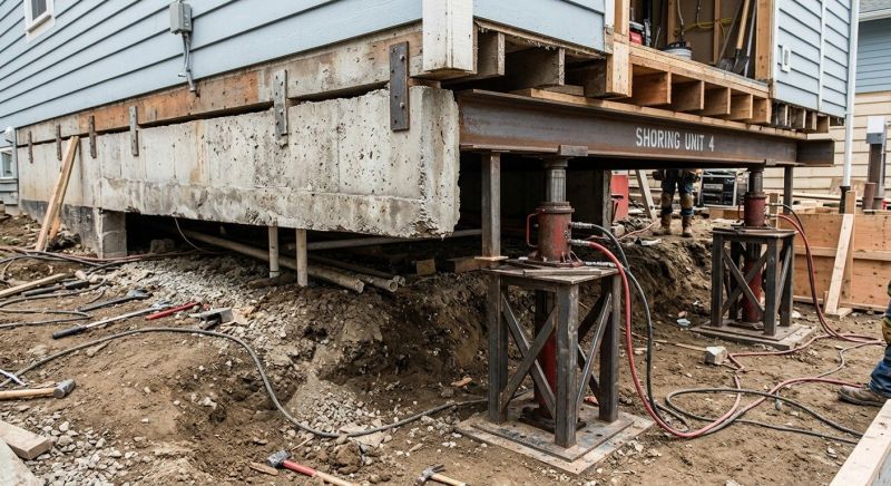 Foundation Jacking in Revere, MA