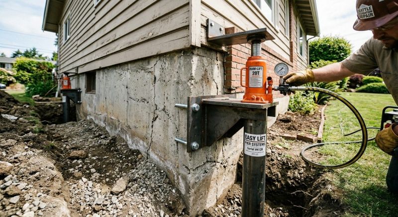 Foundation Lifting in Abington, MA