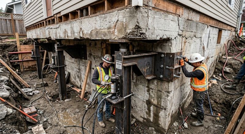 Foundation Lifting in Attleboro, MA