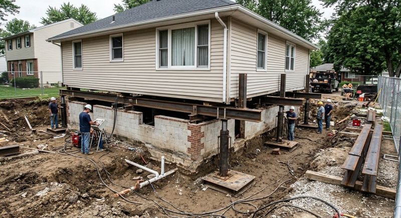Foundation Lifting in Watertown, MA