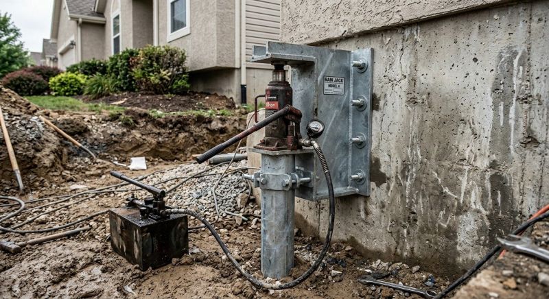 Foundation Pier Leveling in Brockton, MA