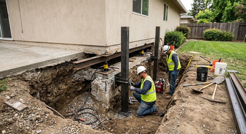 Foundation Pier Repair in Brockton, MA