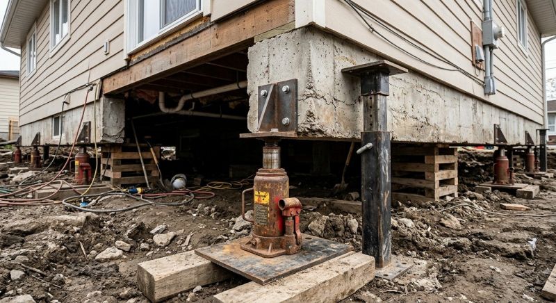 Foundation Raising in Bridgewater, MA