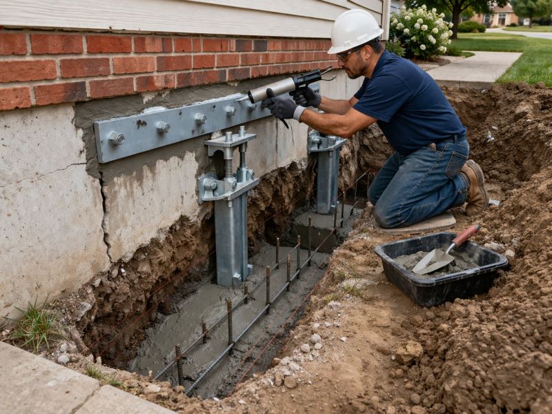 Foundation Repair in Foxboro, MA