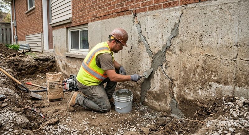 Foundation Repair in Milton, MA