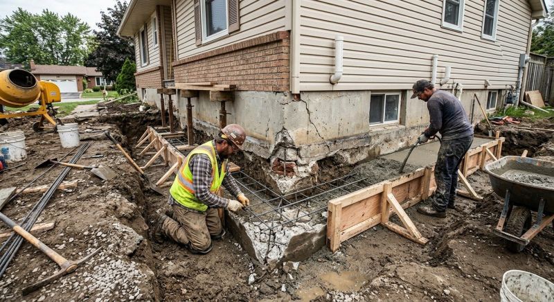 Foundation Repair in West Newton, MA