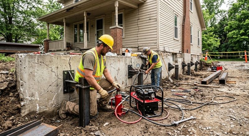 Foundation Stabilizing in Mansfield, MA