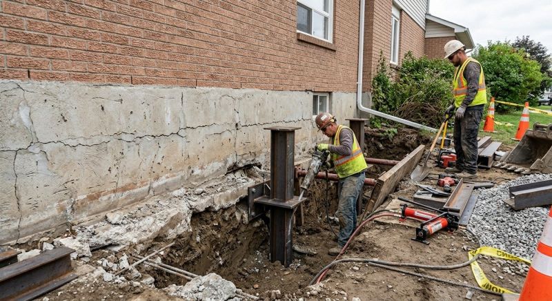 Foundation Structural Repair in Attleboro, MA