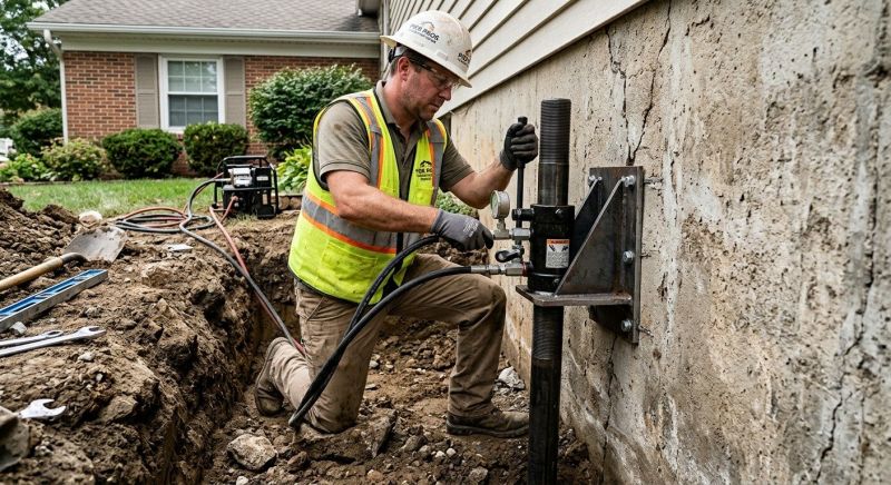 Home Foundation Leveling in Holbrook, MA