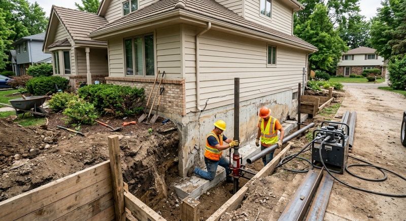 Home Foundation Repair in Duxbury, MA