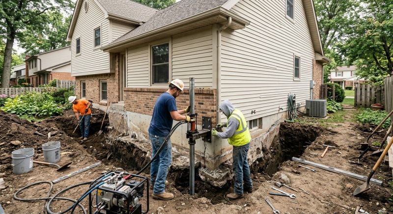 Home Foundation Repair in Hyde Park, MA