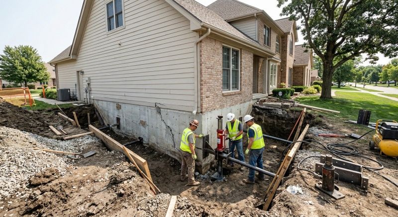 House Foundation Repair in Quincy, MA