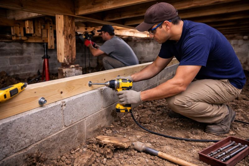 House Foundation Repair in South Easton, MA