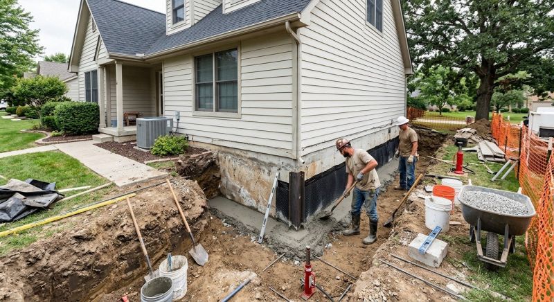 House Foundation Repair in Woonsocket, RI