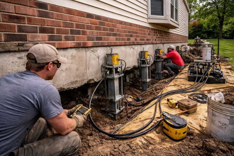Settling Foundation Service in Hanson, MA