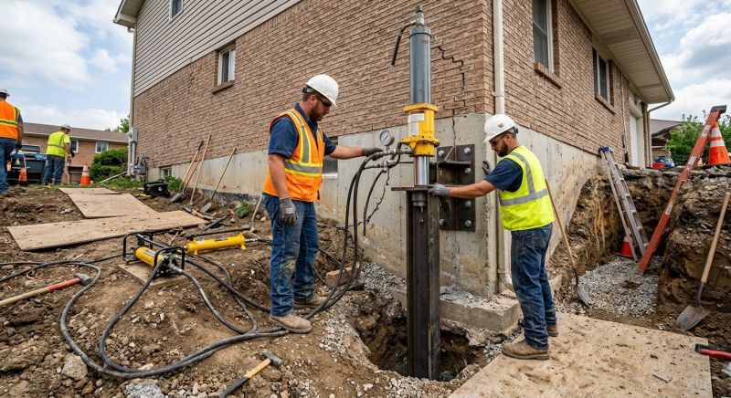 Settling Foundation Service in Marshfield, MA