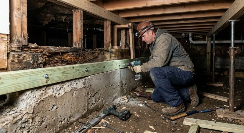 Sinking Foundation Repair in Halifax, MA