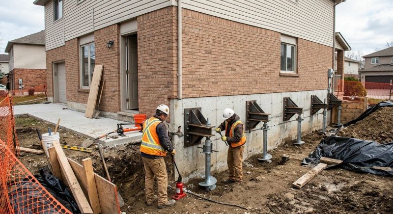 Structural Foundation Repair in East Bridgewater, MA