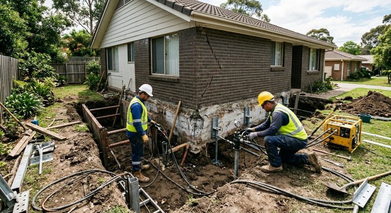 Structural Foundation Repair in Holbrook, MA