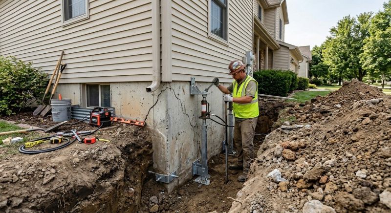 Structural Foundation Repair in Holbrook, MA