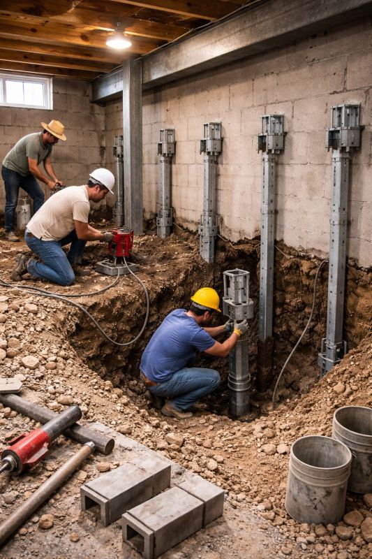 Structural Underpinning in Brockton, MA