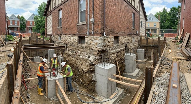 Structural Underpinning in Brockton, MA