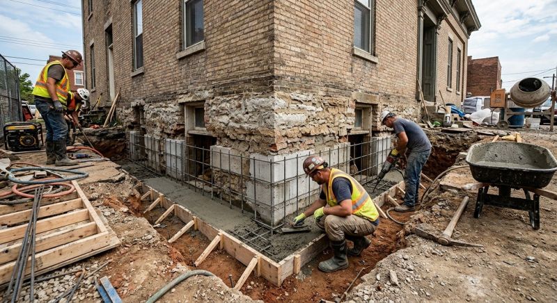 Underpinning Repair in Brockton, MA