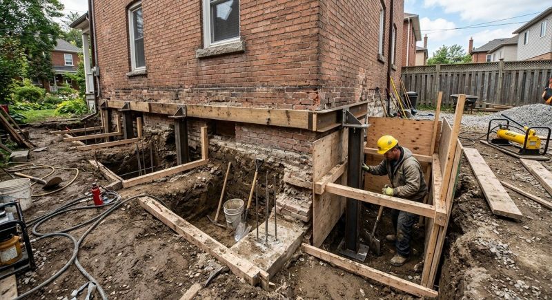 Underpinning Repair in Brockton, MA